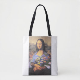 Bolsa Tote Meu Novo Vestido - Mona Lisa em um Monet