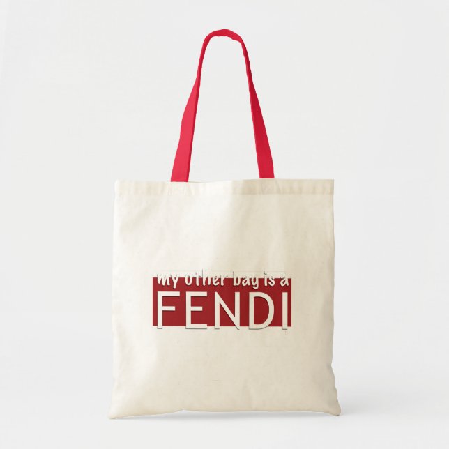 Bolsa Tote meu outro saco é um FENDI (Frente)