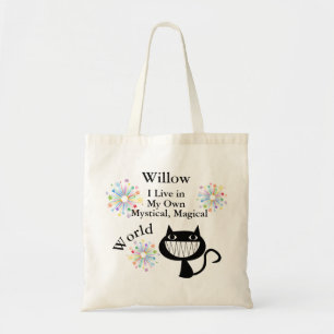 Bolsa Tote Meu Próprio Gato Místico Místico Mundo Tote Bag So
