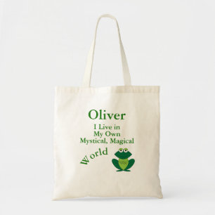 Bolsa Tote Meu próprio sapo engraçado do mundo mágico