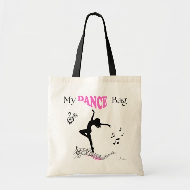 Bolsa Tote Meu Saco de Dança (Frente)