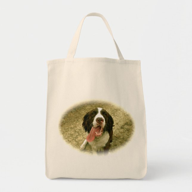 Bolsa Tote Meu Spaniel fiel (Frente)