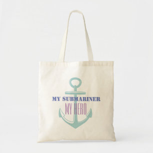 Bolsa Tote Meu submarinista meu herói