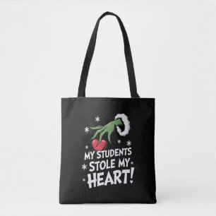 Bolsa Tote Meus Alunos Roubaram Meu Coração Natal Professor d