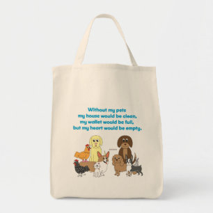 Bolsa Tote Meus animais de estimação