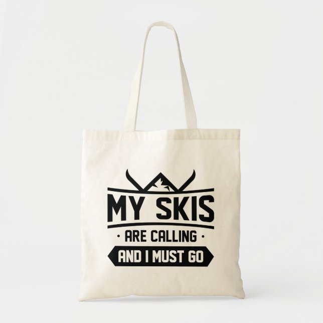 Bolsa Tote Meus Céus Estão Ligando E Eu Preciso Ir (Frente)