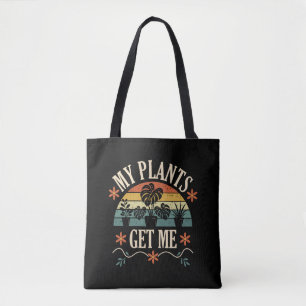 Bolsa Tote Meus Plantas Me Fazem Feliz Presente para Amante d