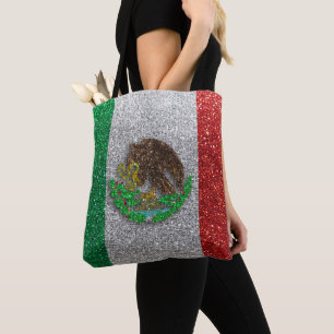 Bolsa Tote México Viagem Latinx - Bandeira do México