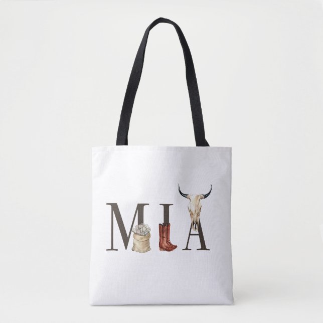Bolsa Tote Mia cowboy, Western Cowboys, Cowboy (Frente)