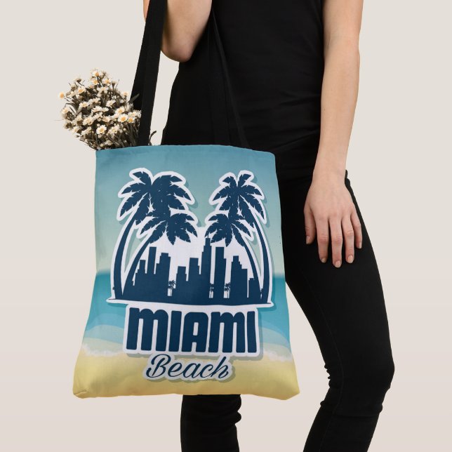 Bolsa Tote Miami Beach Flórida (Close Up)