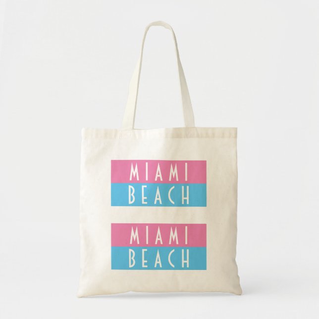 Bolsa Tote Miami Beach Vice Tote Bag (Frente)