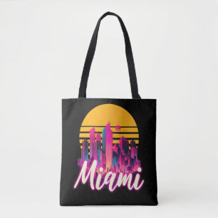 Bolsa Tote Miami no pôr do sol