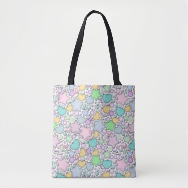 Bolsa Tote Miçangas, jóias (Frente)