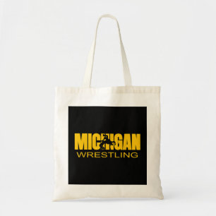 Bolsa Tote Michigan Wrestling Freestyle Wrestler MI The Wolve