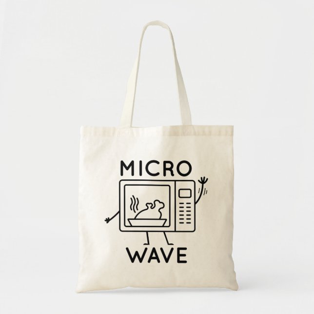 Bolsa Tote Micro Wave (Frente)