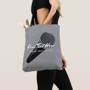 Bolsa Tote Microfone vocal portátil design personalizado