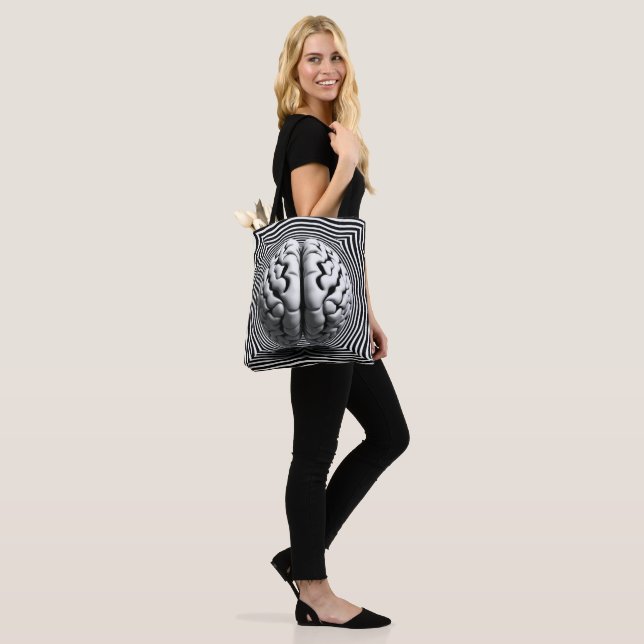 Bolsa Tote Mídia hipnótica Maze (No(a) Modelo)