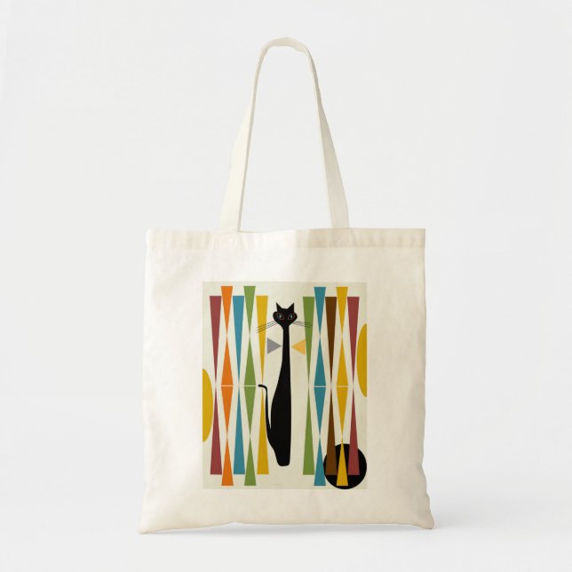 Bolsa Tote MidMod Art Cat 2 (Frente)