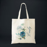 Bolsa Tote Midnight Blooms Bridesmaid Gift Tote Bag<br><div class="desc">Esta bolsa personalizada faz um presente de excelente para todas as senhoras na sua festa de casamento. Ou personalize isso para cada senhora que atende a sua festa de solteira. Isto também faz um presente excelente para aniversários, Dias de as mães, graduação, ou apenas um belo presente para fazer alguém...</div>