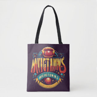 Bolsa Tote Mighty Atoms – Abstract Minimalist Logo Concept