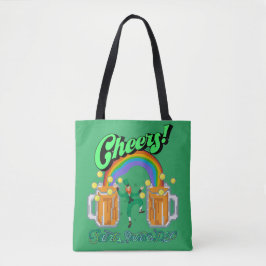 Bolsa Tote Mikitiez green sortuda, cerveja do Dia de São Patr