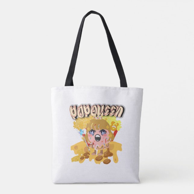 Bolsa Tote Mikitiez popqueen popcorn moivenight cinema (Verso)
