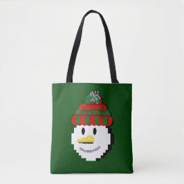 Bolsa Tote Mikitiez snowman winterwonderland pixleart 