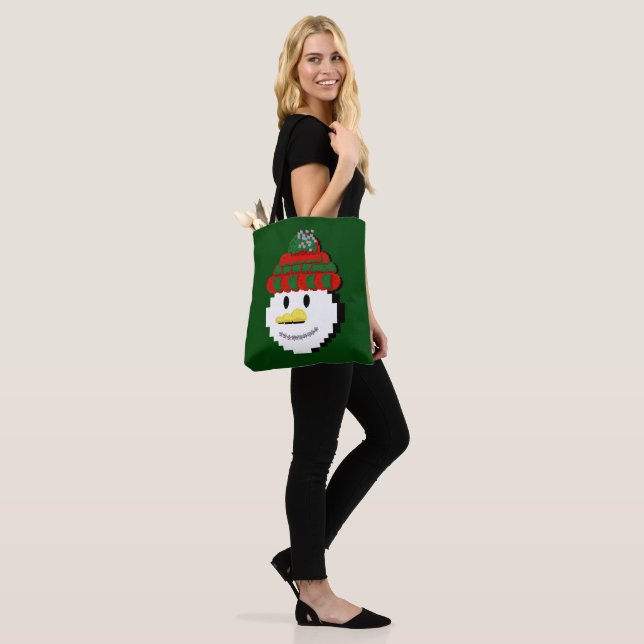 Bolsa Tote Mikitiez snowman winterwonderland pixleart  (No(a) Modelo)