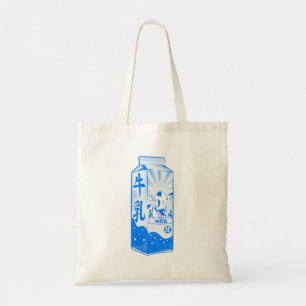 Bolsa Tote Milk Carton Kanji Japonês