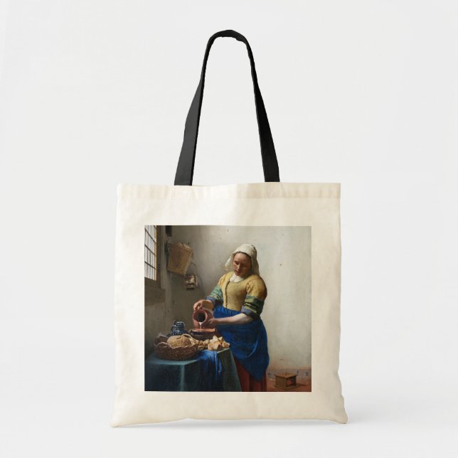 Bolsa Tote Milkmaid, Johannes Vermeer, 1657-1658 (Frente)
