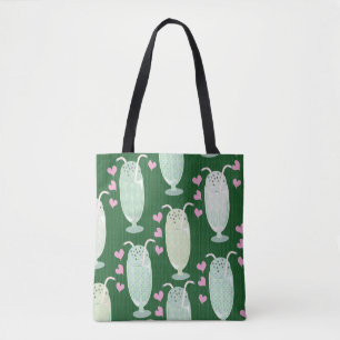 Bolsa Tote Milkshake Madness Green Mint Design