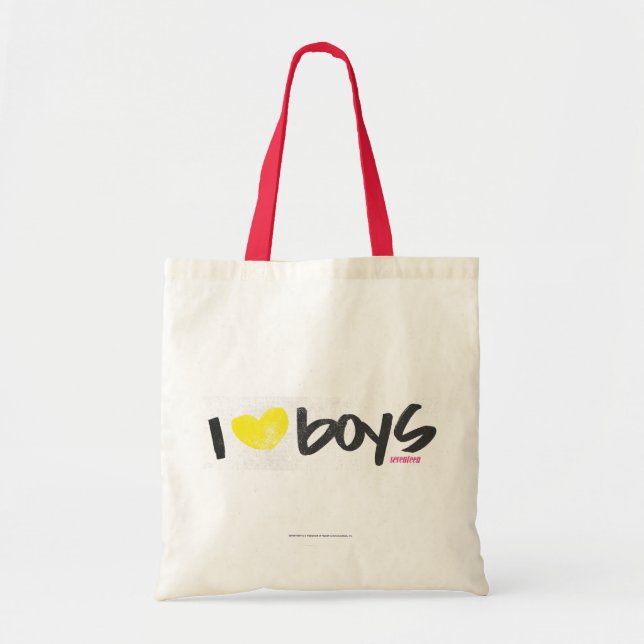 Bolsa Tote Mim amarelo dos meninos do coração (Frente)
