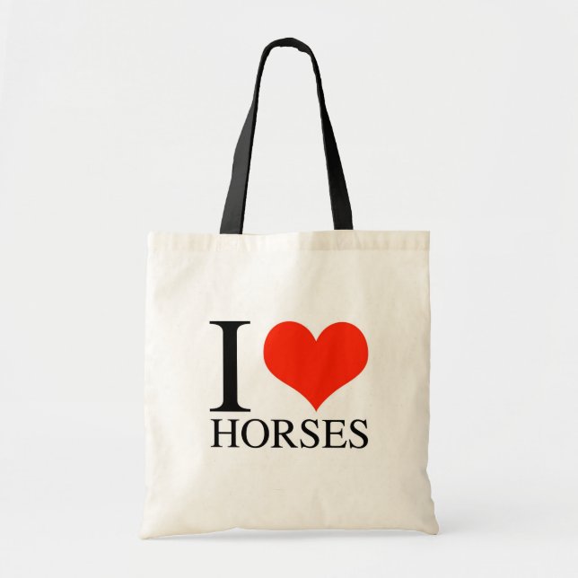 Bolsa Tote Mim cavalos do coração (Frente)