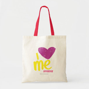 Bolsa Tote Mim coração mim roxo/amarelo