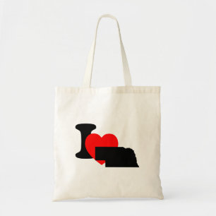 Bolsa Tote Mim coração Nebraska