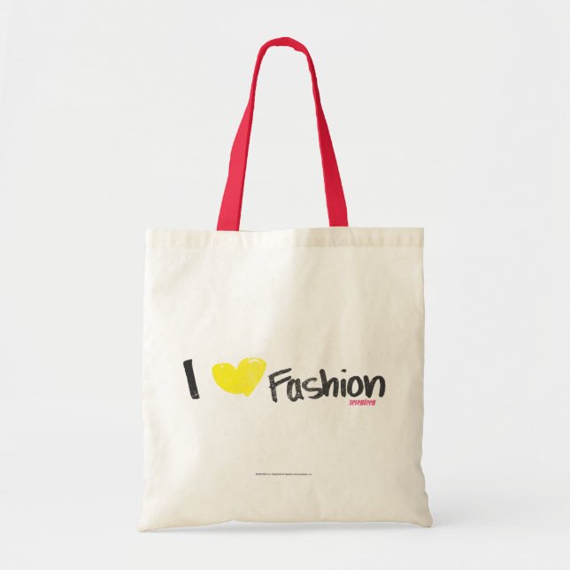 Bolsa Tote Mim rosa da forma do coração (Frente)