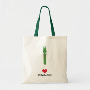 Bolsa Tote Mim sacola do aspargo do coração