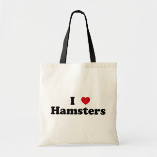 Bolsa Tote Mim sacola dos hamster do coração