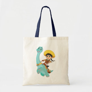 Bolsa Tote Min & Clover | Feliz Cowgirl e Brontosaurus Ride