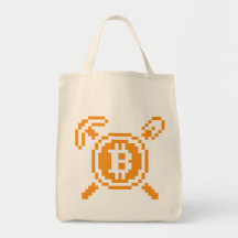 Minerador de Bitcoin BTC 8-Bit | Sacola de Compras