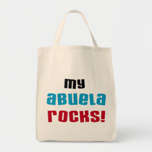 Bolsa Tote Minha Abuela Rocks T-shirts e presentes