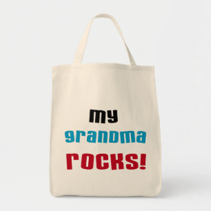 Bolsa Tote Minha avó Rocks T-shirts e presentes