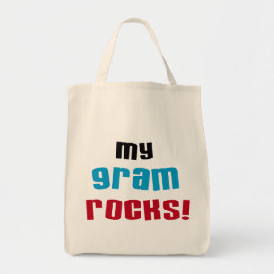 Bolsa Tote Minha avó Rocks T-shirts e presentes