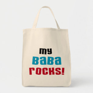 Bolsa Tote Minha Baba Rocks T-shirts e presentes