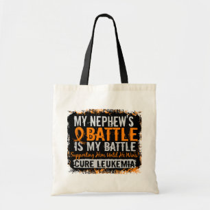 Bolsa Tote Minha batalha sobrinho de demasiado 2 leucemia