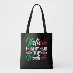 Bolsa Tote Minha Cabeça Para Minhas Almôndegas