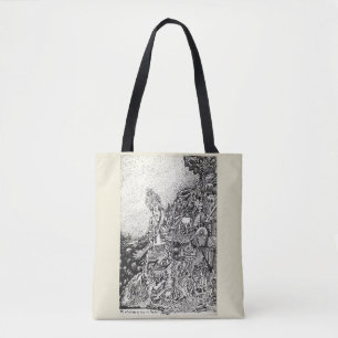 Bolsa Tote Minha cidade foi levada pelo fogo no mar