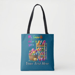 Bolsa Tote Minha Cor Favorita É Fios