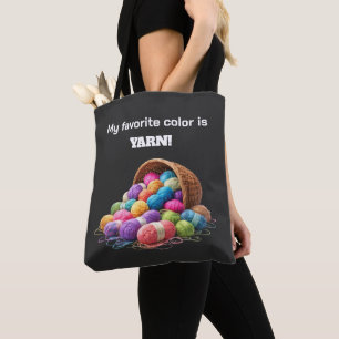 Bolsa Tote Minha Cor Favorita É o Fio