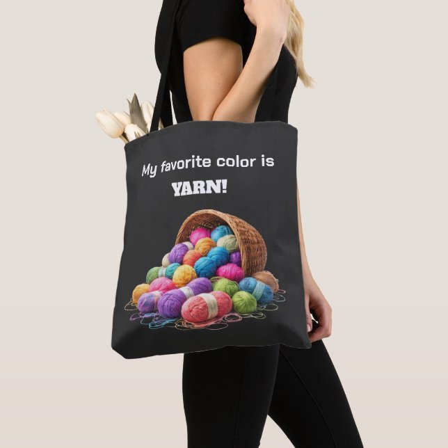 Bolsa Tote Minha Cor Favorita É o Fio (Close Up)